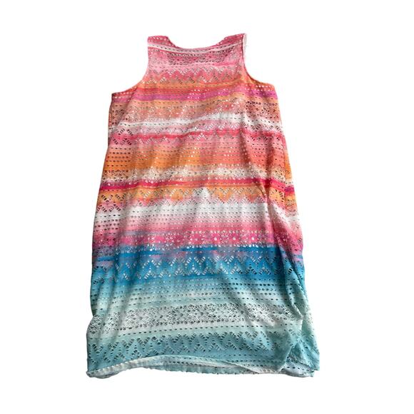 CLOTH & PORTRAIT, SIZE XXL, MULTI COLORED SUMMER LACE DRESS - Picture 2 of 6